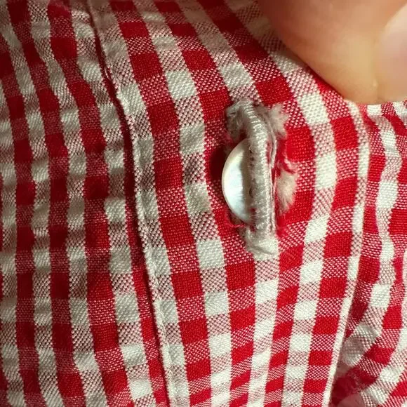 ROSIE ASSOULIN Boogie Woogie Bugle Boy Dress in Seersucker Gingham Women's 2 NWT - Picture 10 of 13